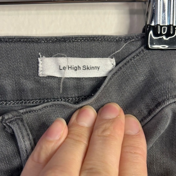 Frame Le High Skinny Gray Jeans - Picture 4 of 5